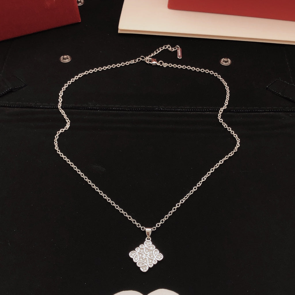 Loewe Diamond Anagram Pendant Necklace - product image 14