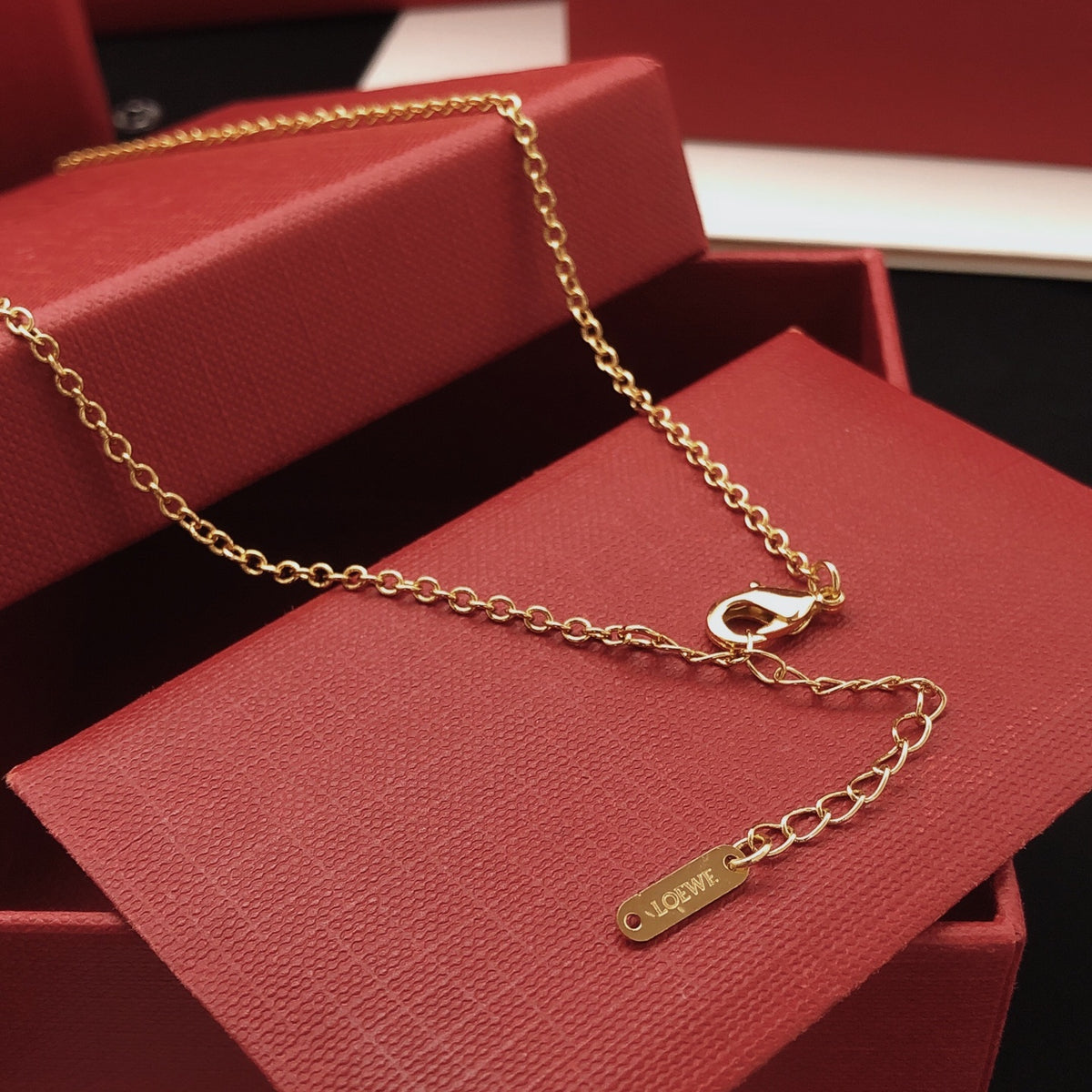 Loewe Diamond Anagram Pendant Necklace - product image 4