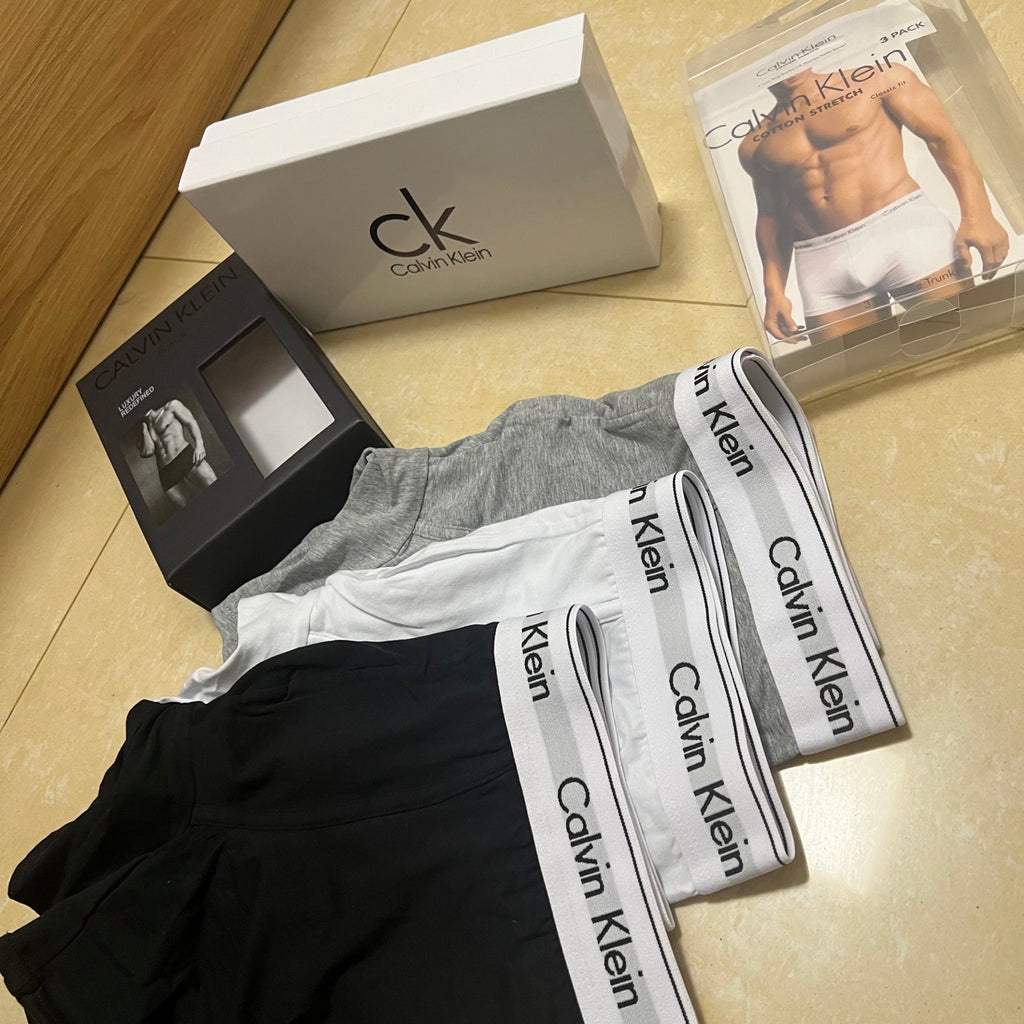 Calvin Klein White Logo Band Long Boxer Briefs - 3-Piece Box - image 8