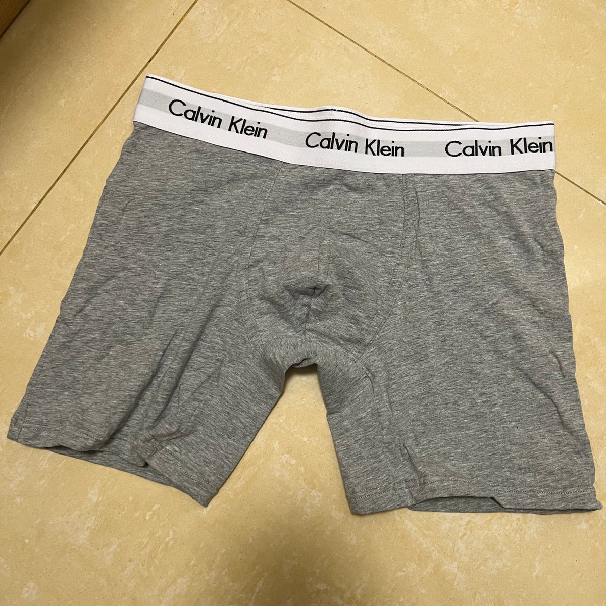 Calvin Klein White Logo Band Long Boxer Briefs - 3-Piece Box - image 3