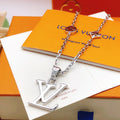 Louis Vuitton Silver-Tone Polished Necklace - album image 1