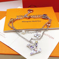 Louis Vuitton Multicolor Double-Layer Crystal Accent Bracelet - album image 1