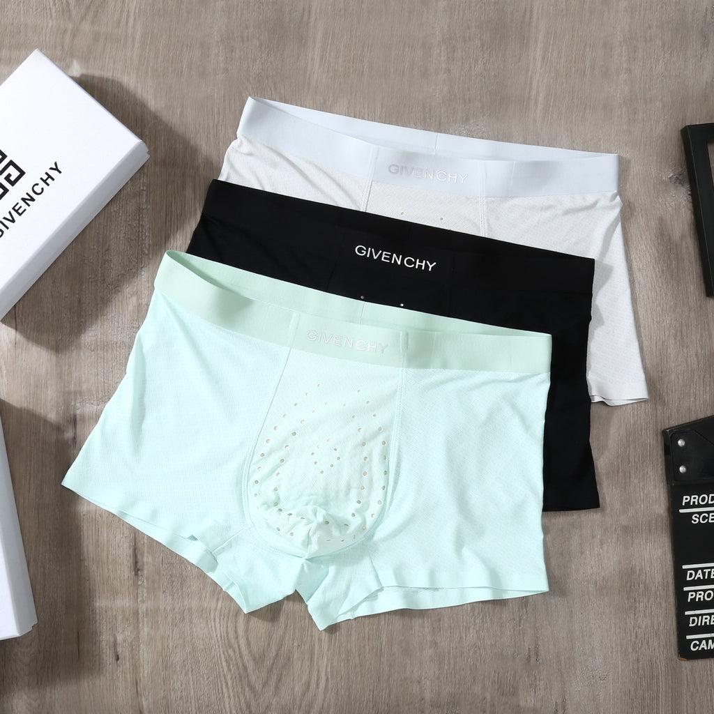 Givenchy dotted front minimal waist boxer briefs - view 2