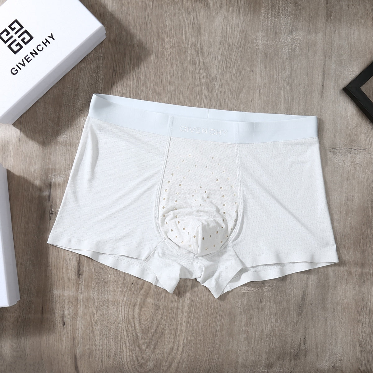 Givenchy dotted front minimal waist boxer briefs - view 7