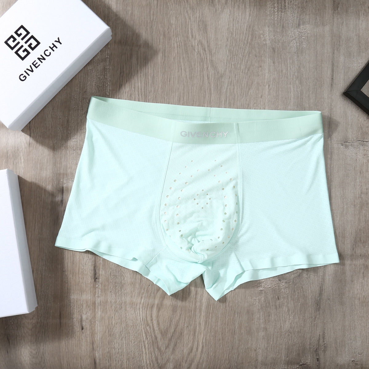 Givenchy dotted front minimal waist boxer briefs - view 8