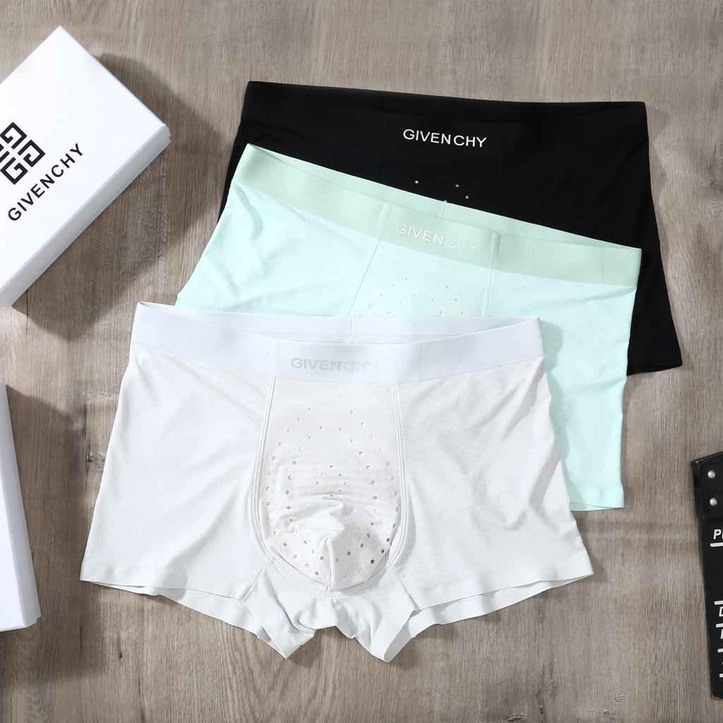 Givenchy dotted front minimal waist boxer briefs - view 3