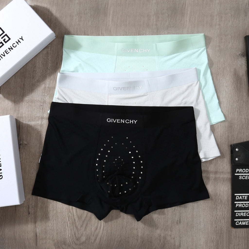 Givenchy dotted front minimal waist boxer briefs - view 1