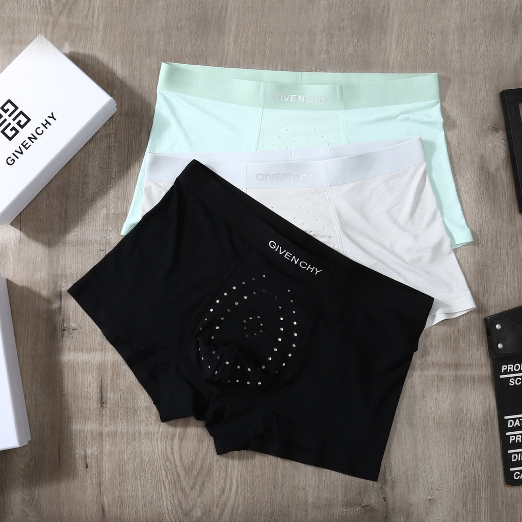 Givenchy dotted front minimal waist boxer briefs - view 4
