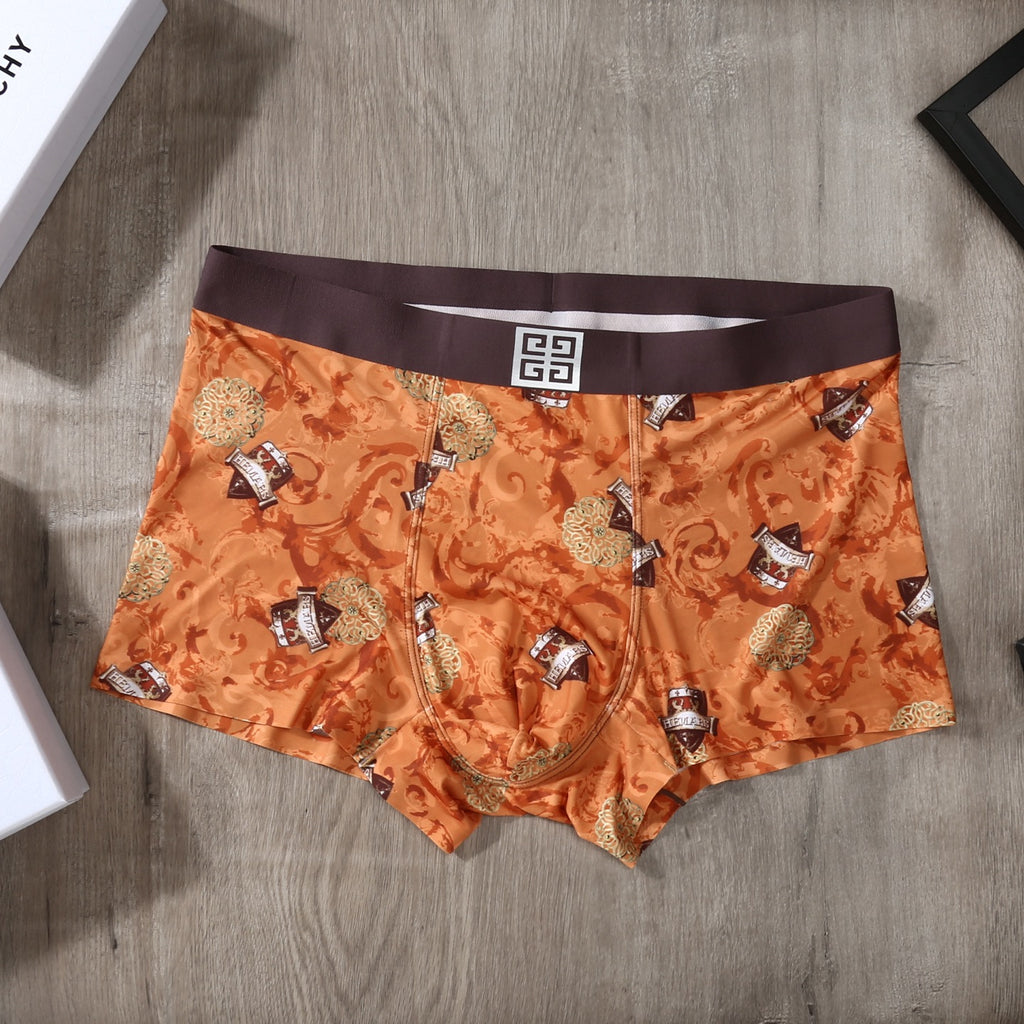 Givenchy botanical print emblem waist boxer briefs - view 8