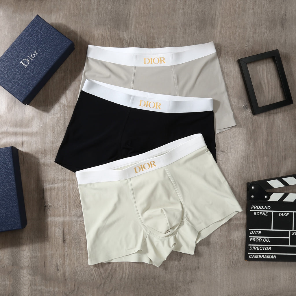 Dior white lettered waist boxer briefs - view 3