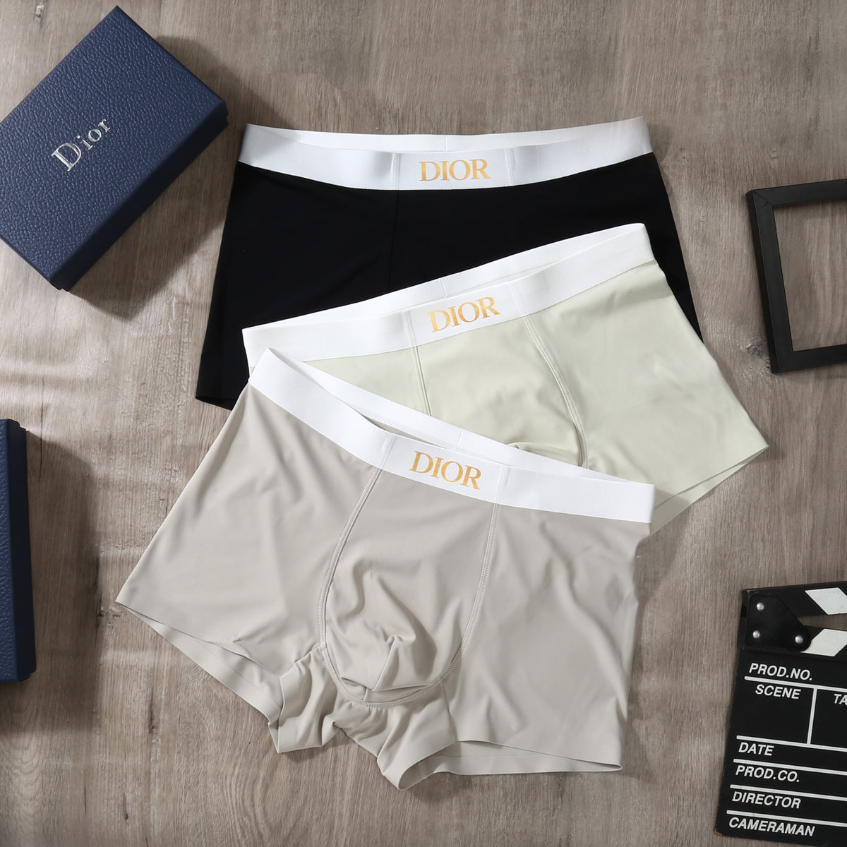 Dior white lettered waist boxer briefs - view 4