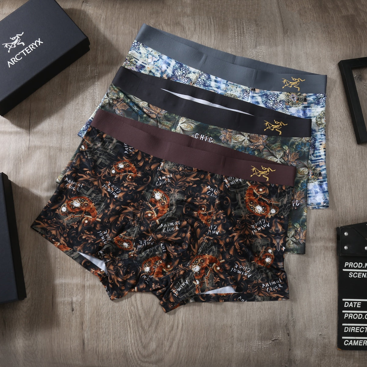 Arcteryx multicolor abstract print boxer briefs - view 2