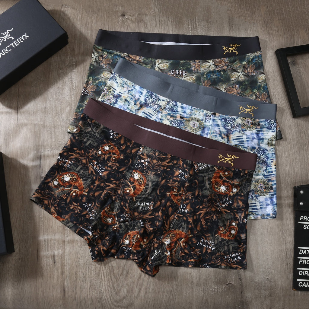 Arcteryx multicolor abstract print boxer briefs - view 3