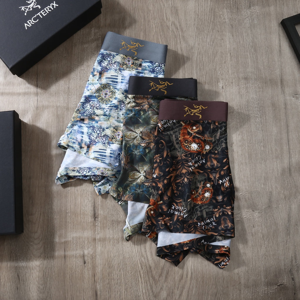 Arcteryx multicolor abstract print boxer briefs - view 5