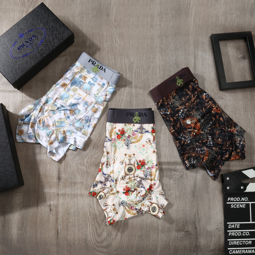 Prada multicolor graphic print boxer briefs - view 6
