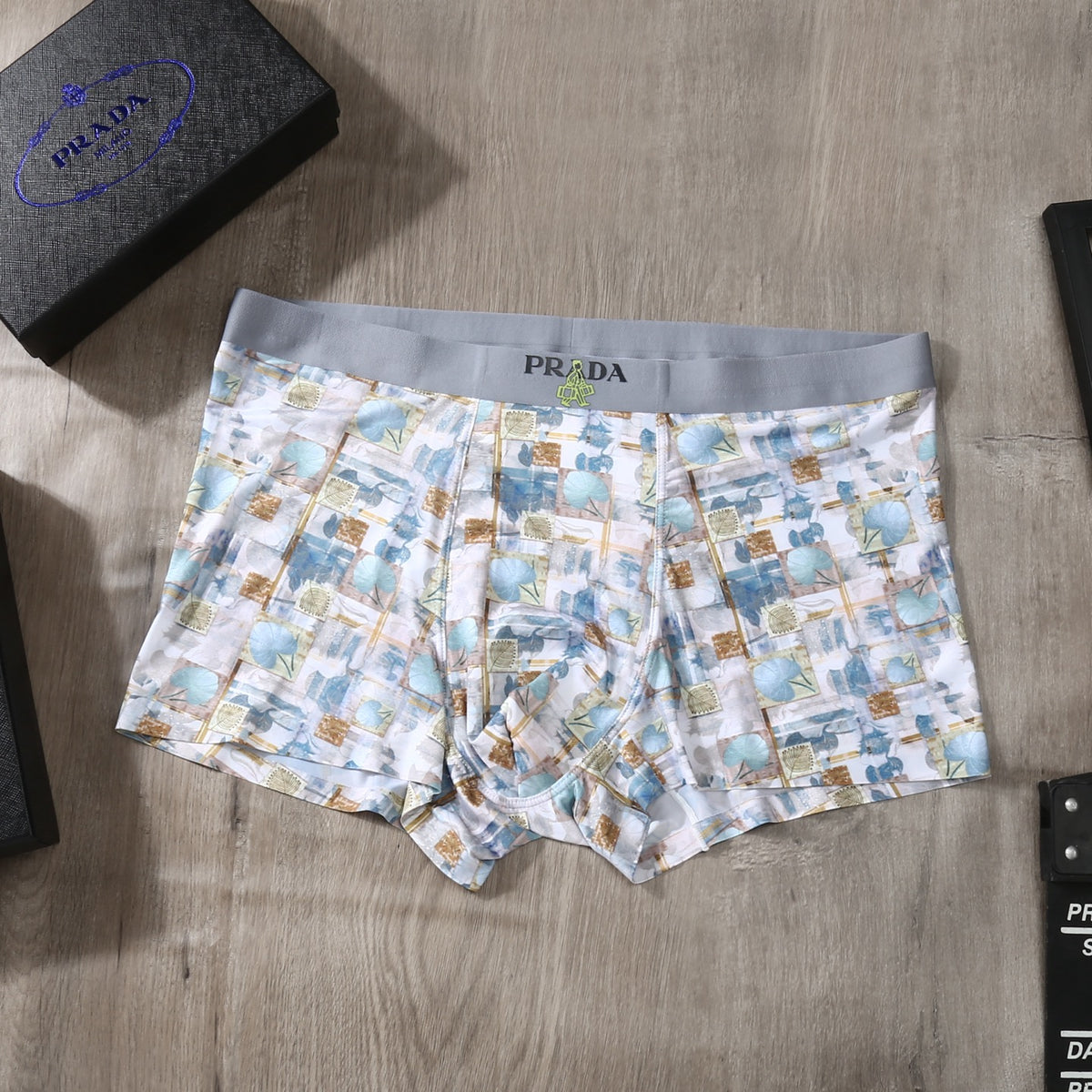 Prada multicolor graphic print boxer briefs - view 8