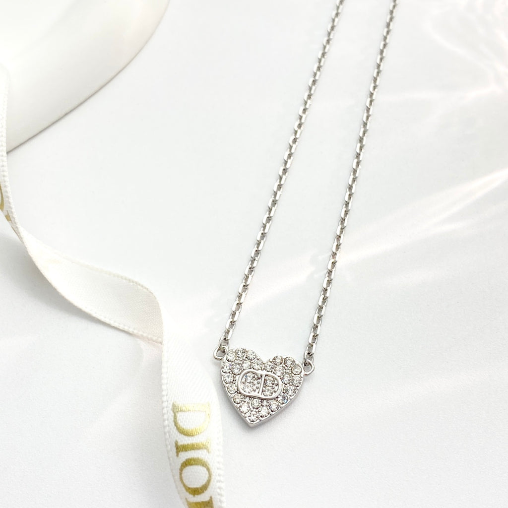 Dior Crystal Shield Pendant Necklace - product image 3