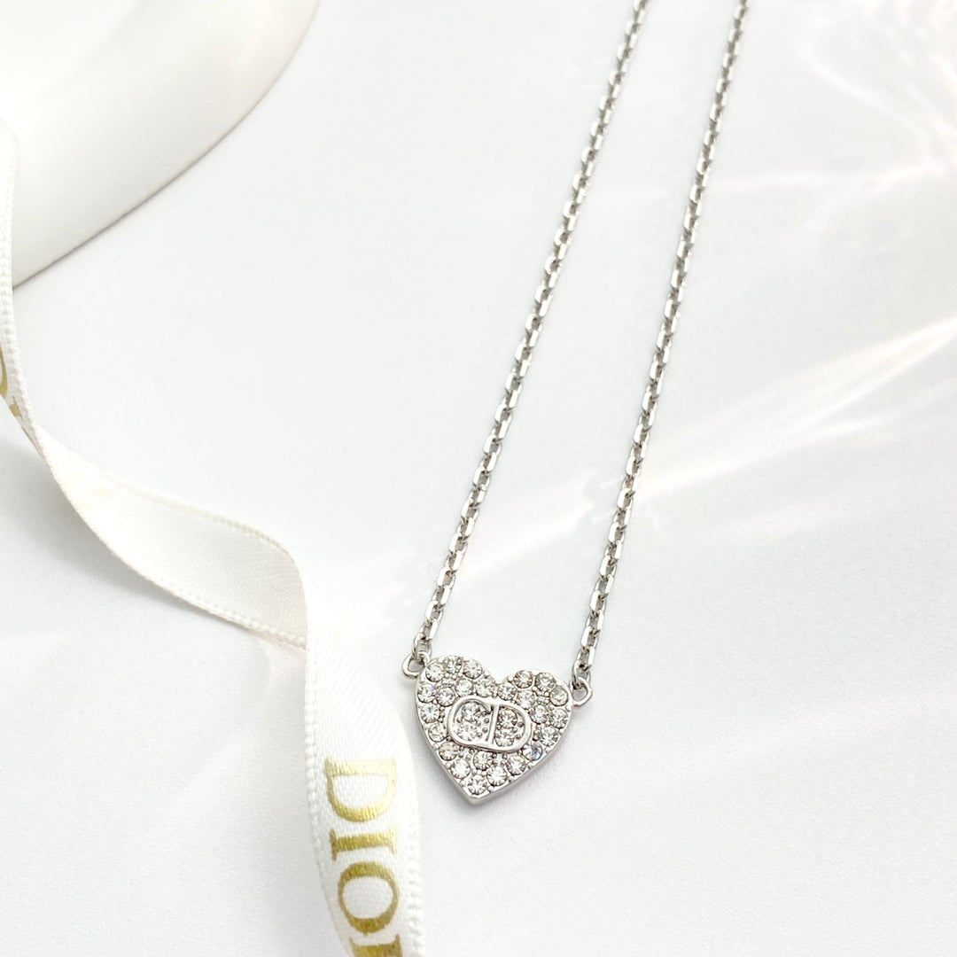 Dior Crystal Shield Pendant Necklace - product image 3