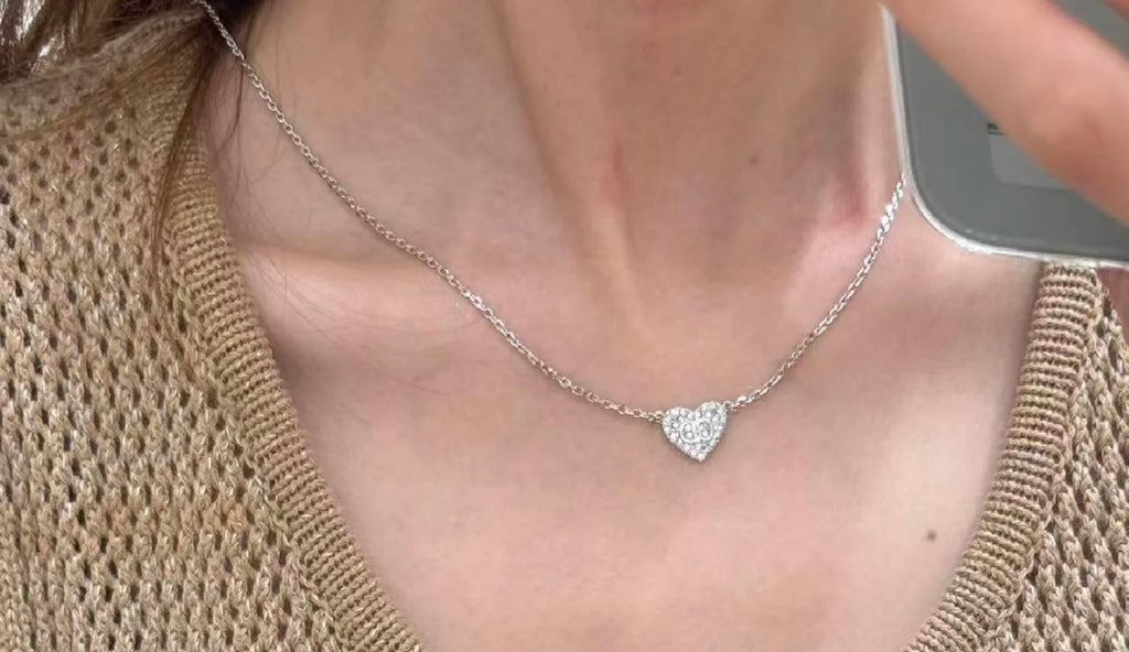 Dior Crystal Shield Pendant Necklace - product image 9