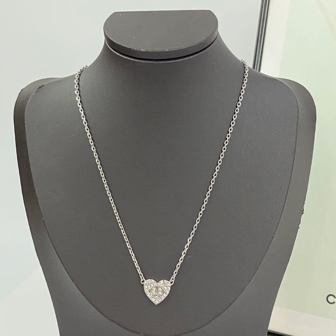 Dior Crystal Shield Pendant Necklace - product image 1