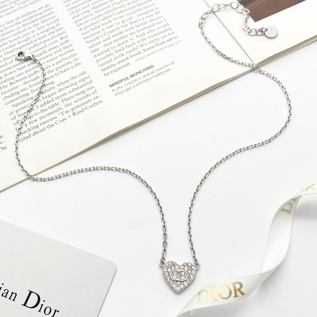 Dior Crystal Shield Pendant Necklace - product image 6