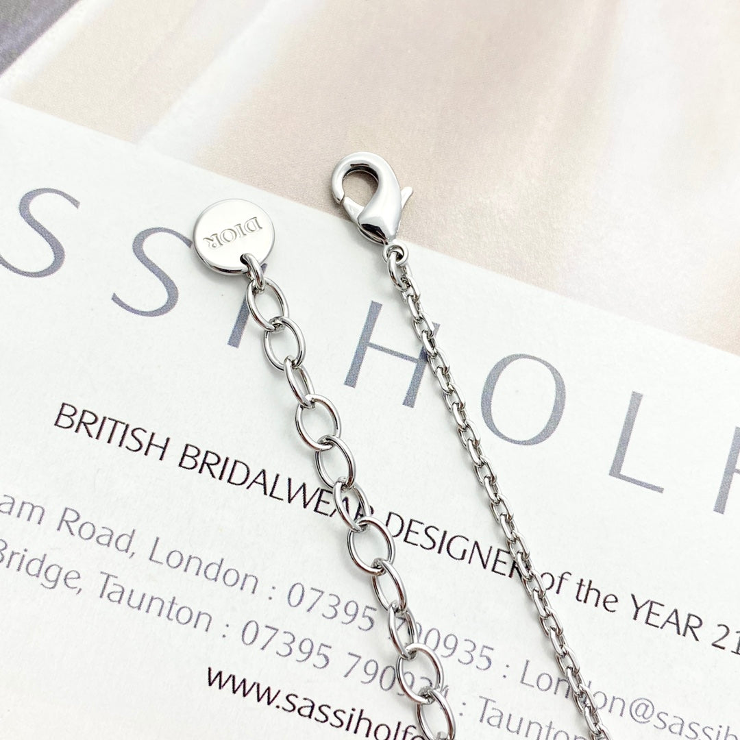 Dior Crystal Shield Pendant Necklace - product image 7