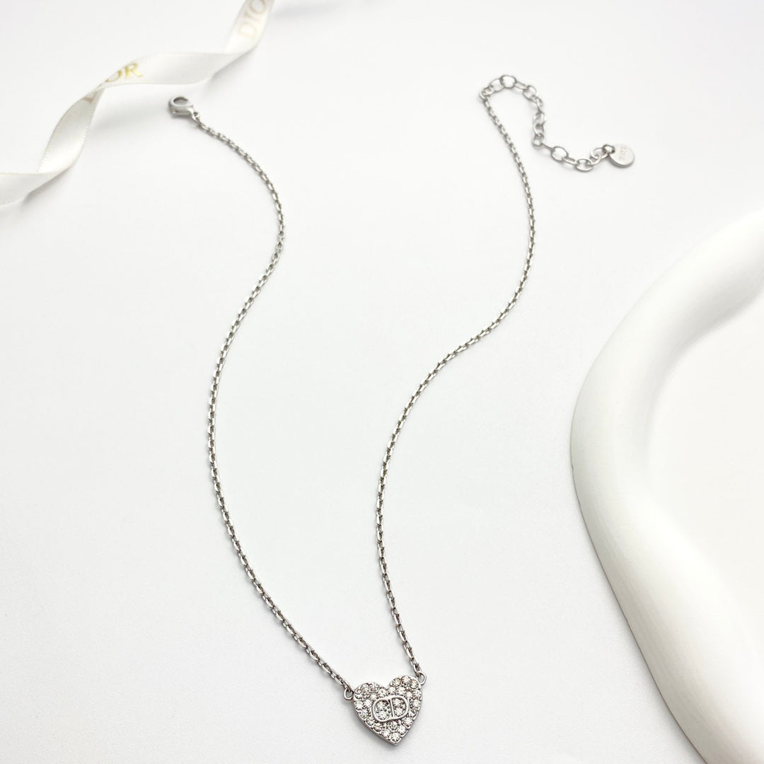 Dior Crystal Shield Pendant Necklace - product image 2