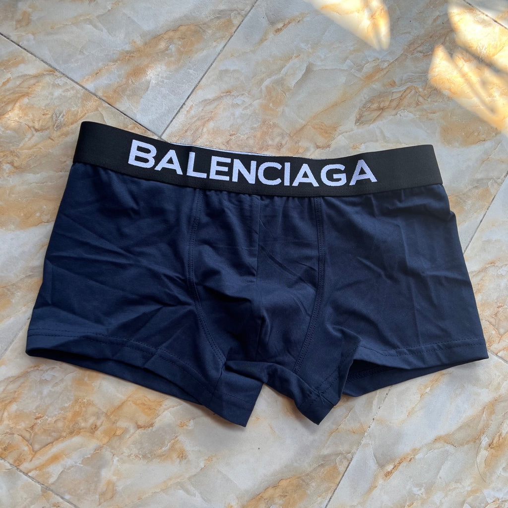 Balenciaga wide lettered long leg boxer briefs - view 4