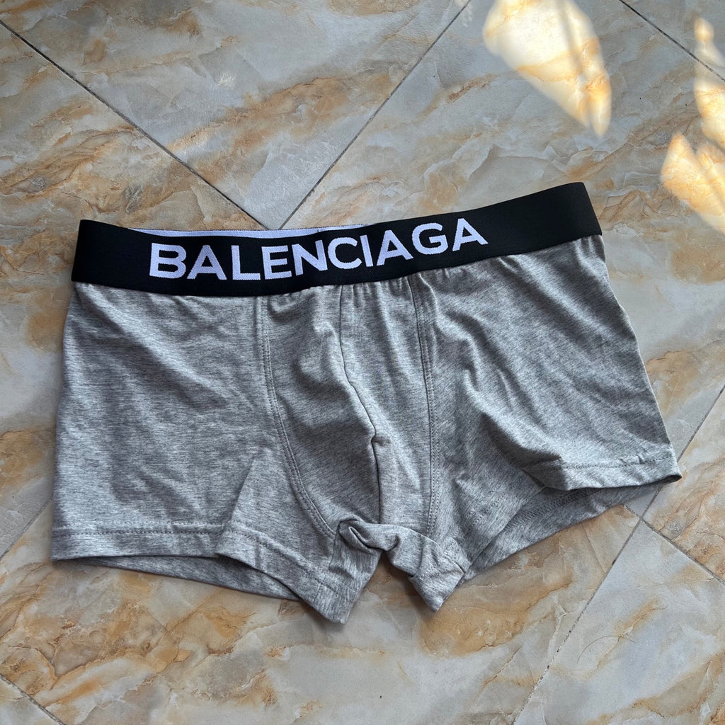 Balenciaga wide lettered long leg boxer briefs - view 3