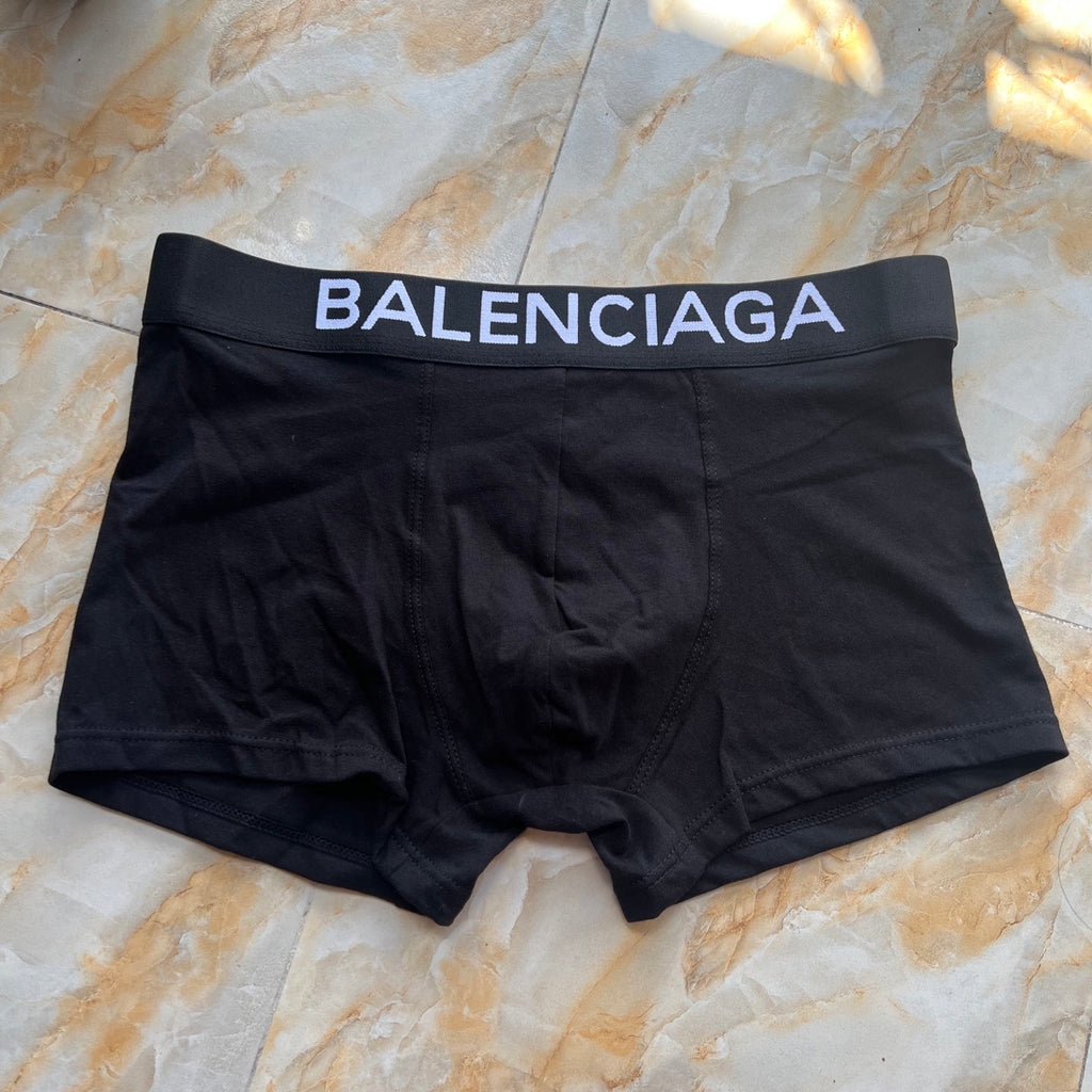 Balenciaga wide lettered long leg boxer briefs - view 1