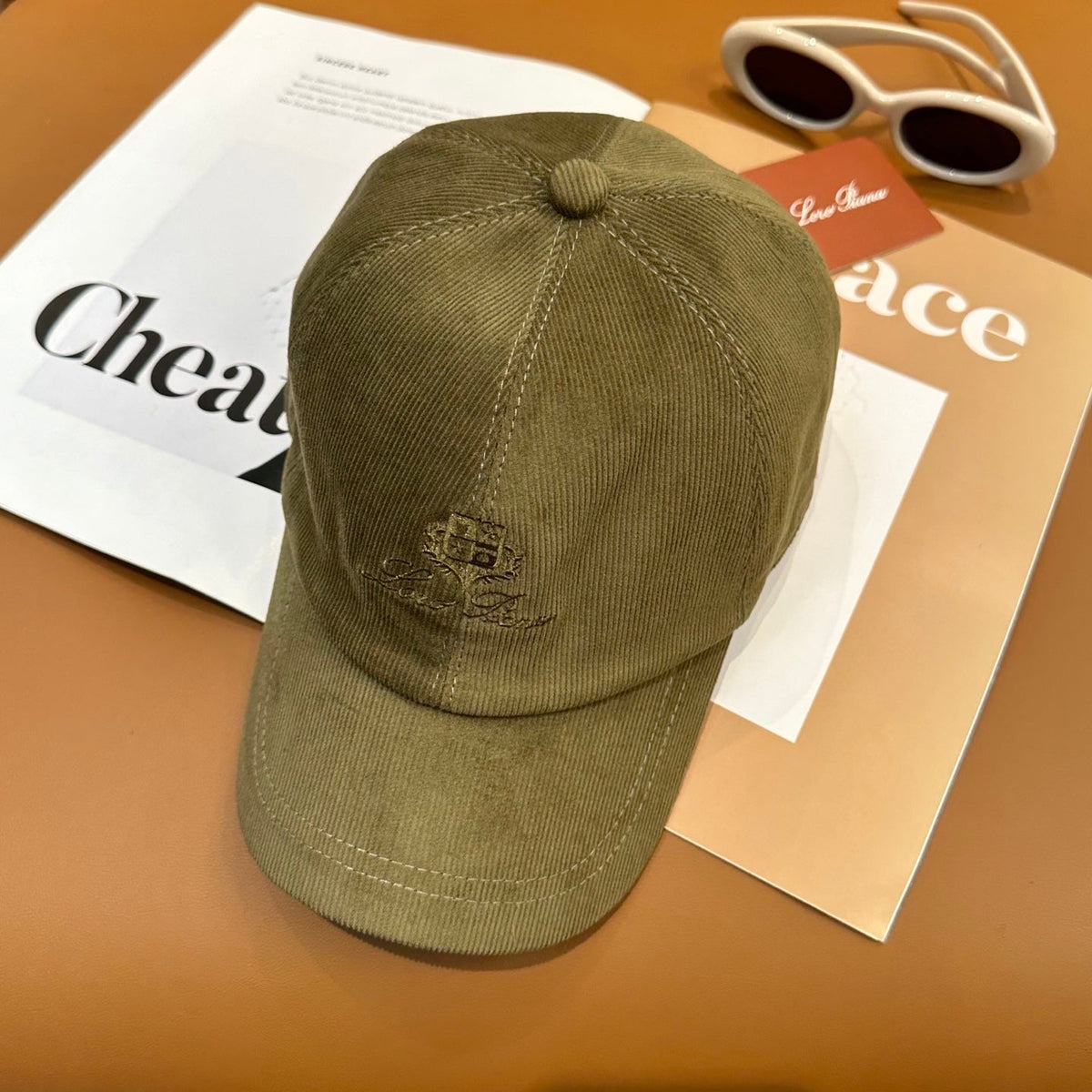 Loro Piana Corduroy Baseball Cap - image 6
