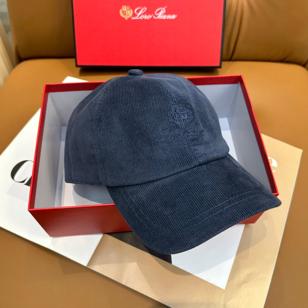 Loro Piana Corduroy Baseball Cap - image 5