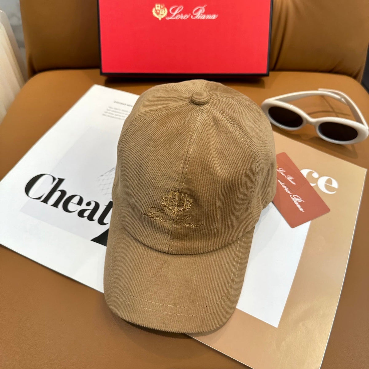 Loro Piana Corduroy Baseball Cap - image 6