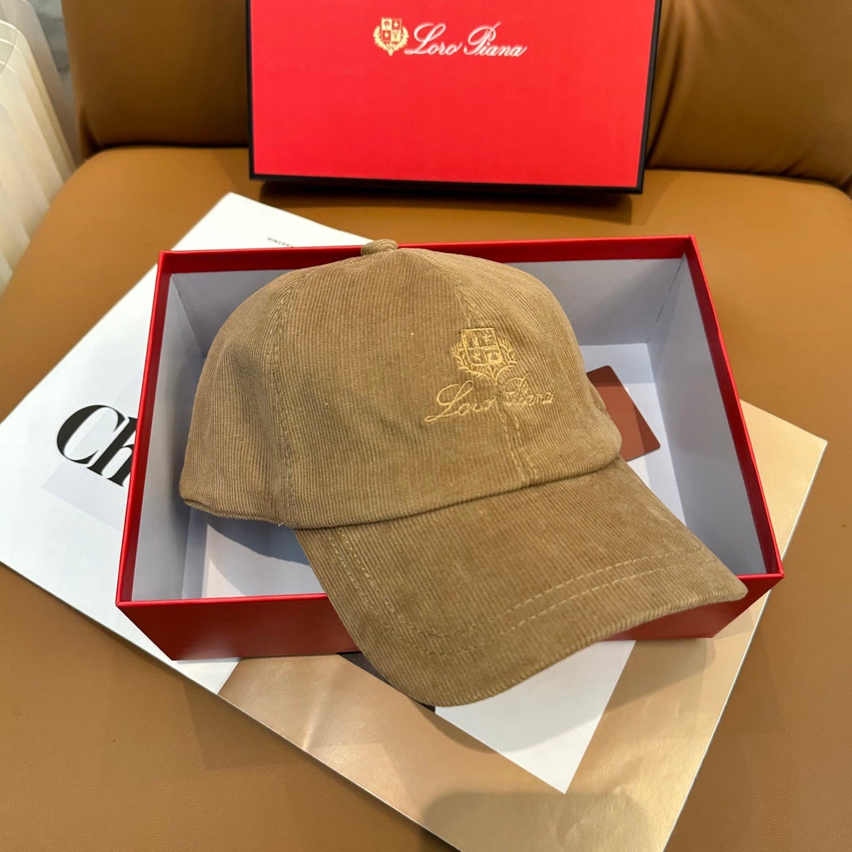 Loro Piana Corduroy Baseball Cap - image 5