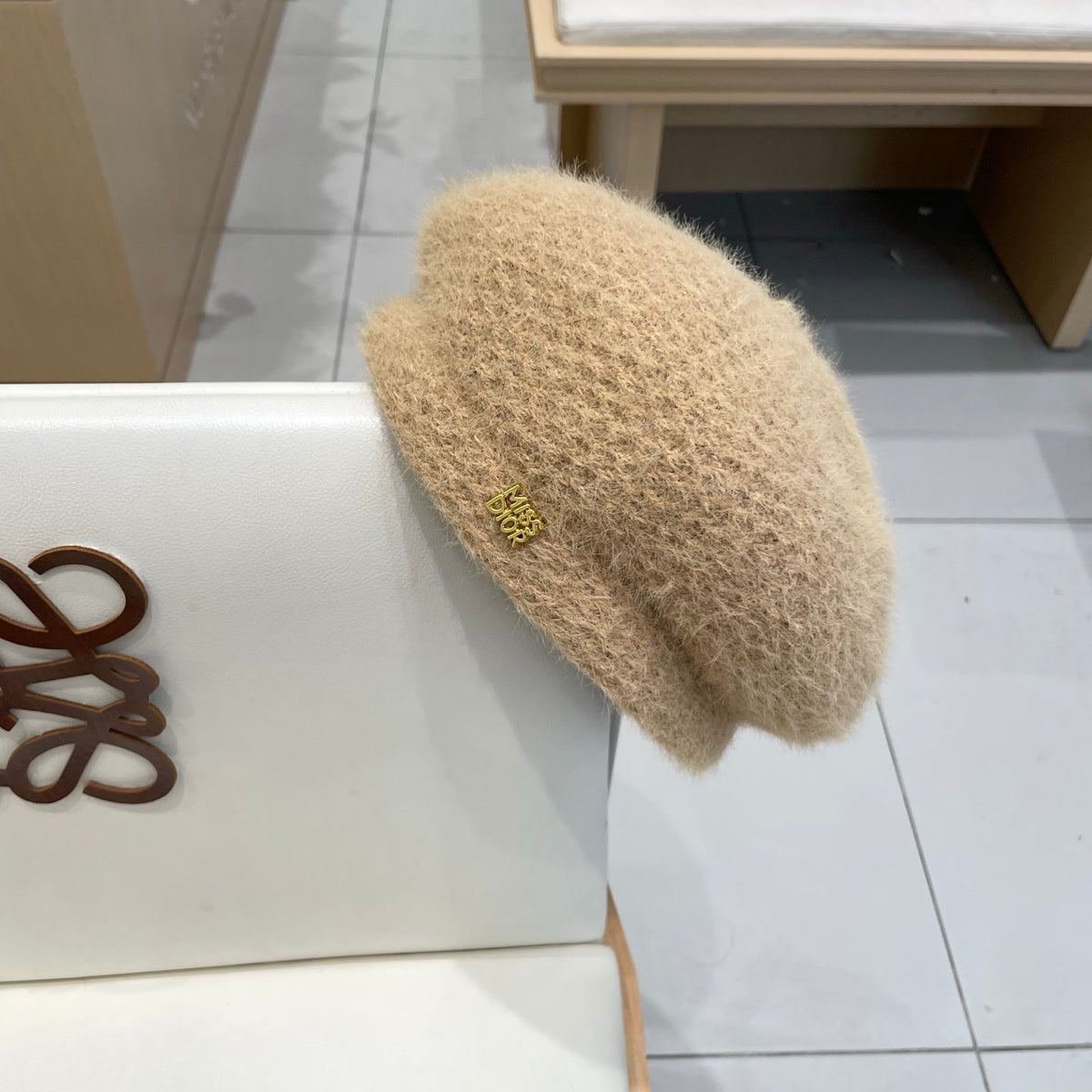 Dior Plush Beret - image 7