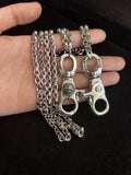 Chrome Hearts Lettered Double Clip Wallet Chain - album image 1