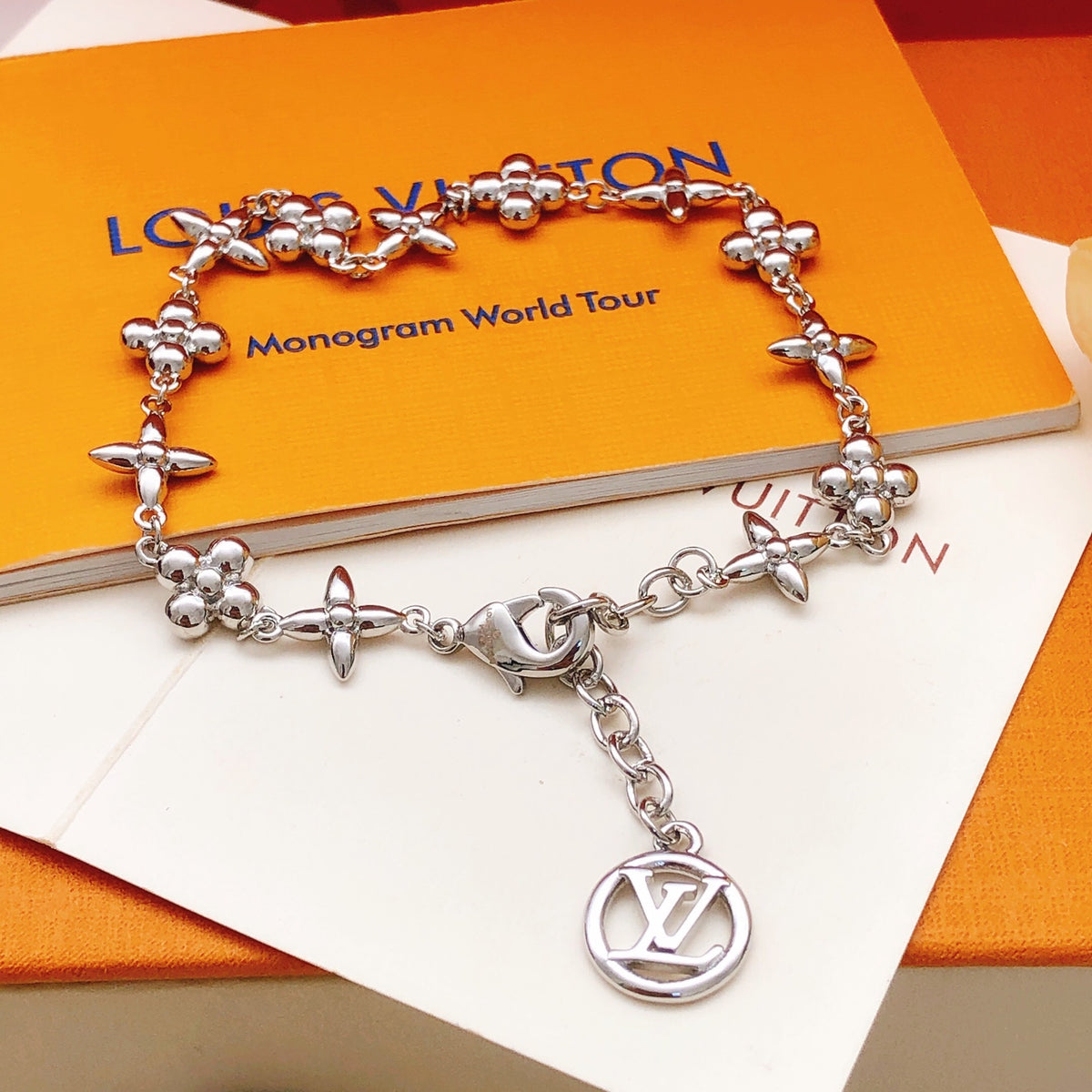 Louis Vuitton Silver-Tone Polished Bracelet - album image 3