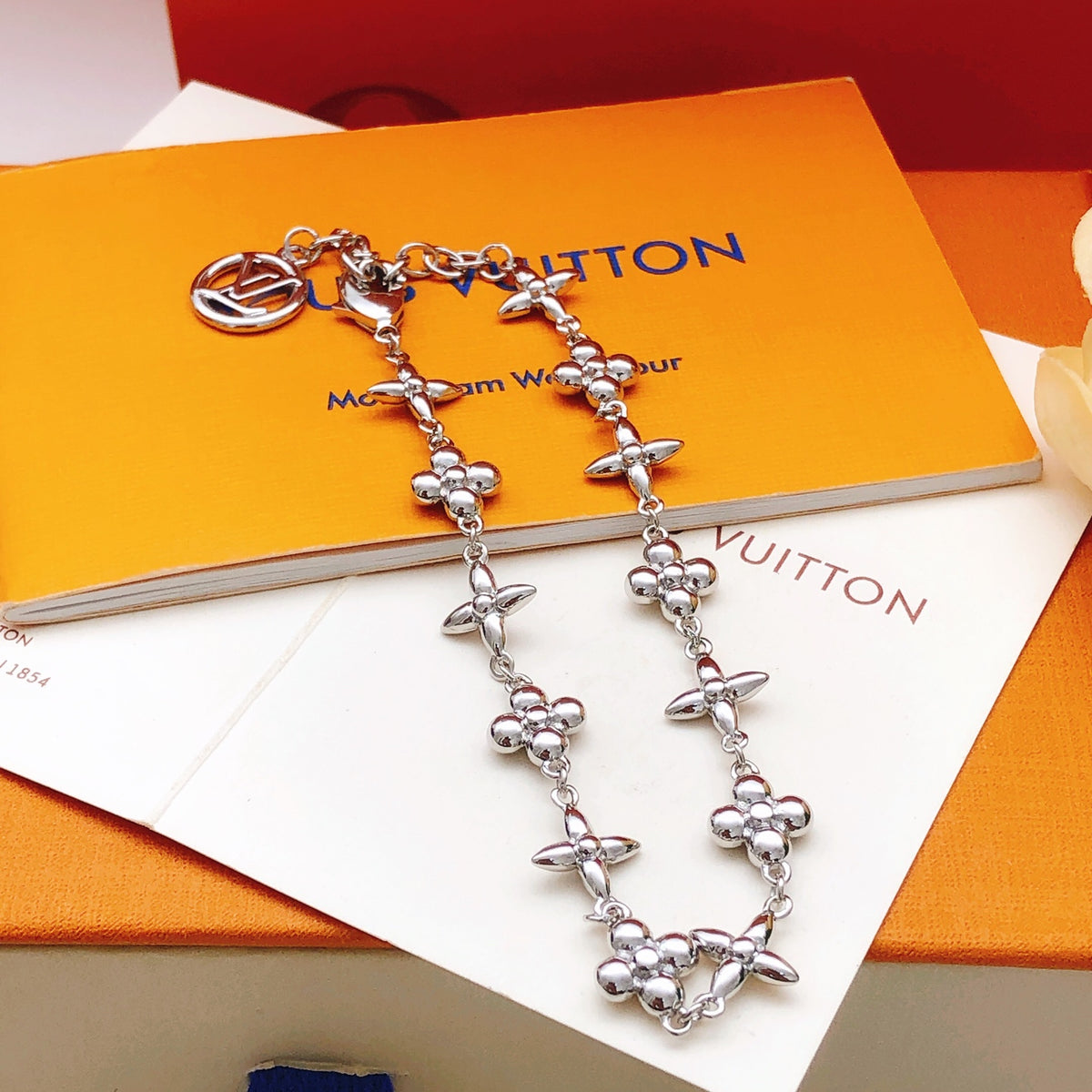 Louis Vuitton Silver-Tone Polished Bracelet - album image 2