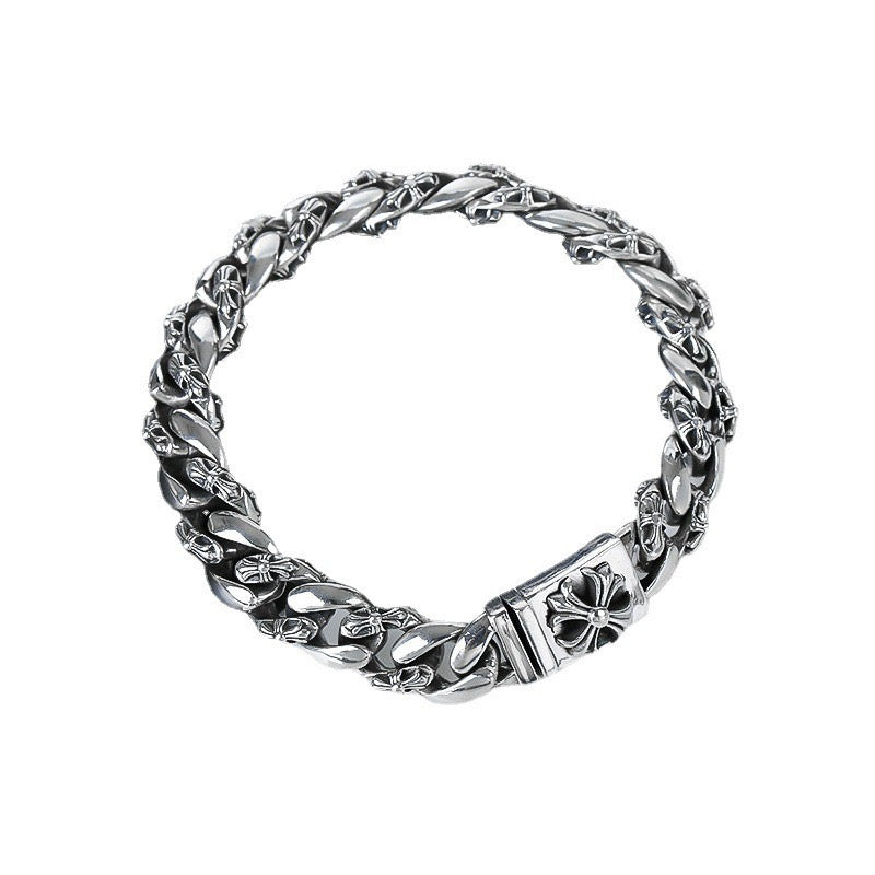 Chrome Hearts Cross Clasp Heavy Chain Bracelet - album image 5