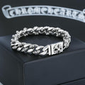 Chrome Hearts Cross Clasp Heavy Chain Bracelet - album image 1