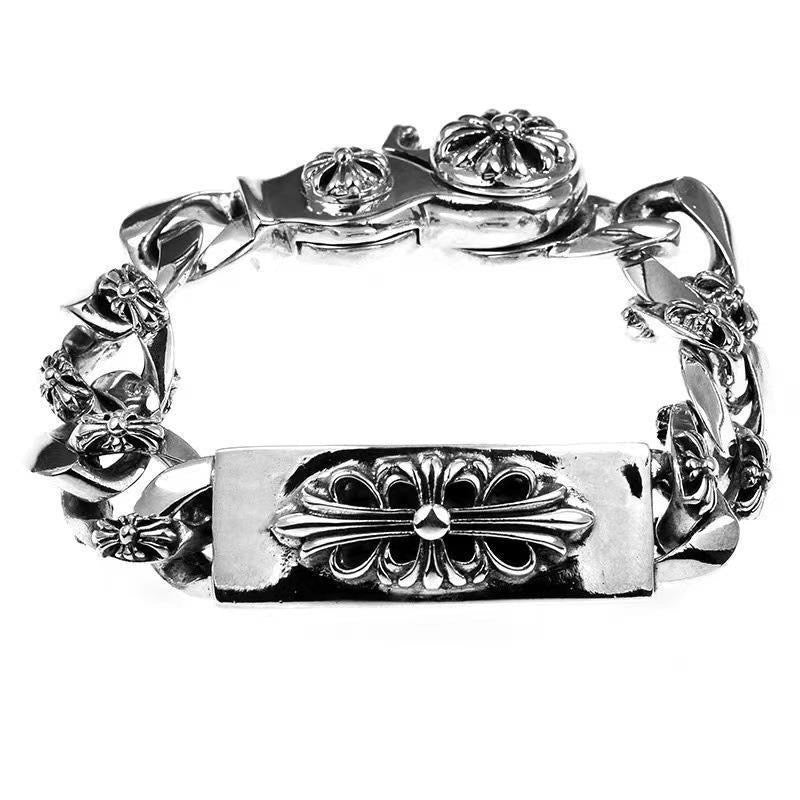 Chrome Hearts Large Cross Plaque Bracelet - album image 6