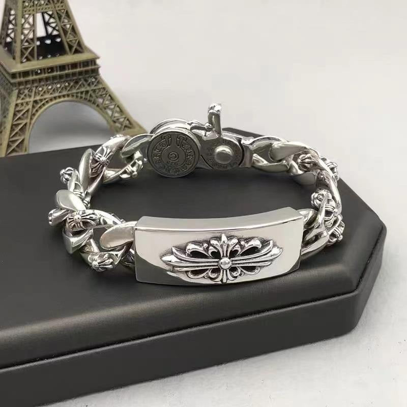 Chrome Hearts Large Cross Plaque Bracelet - album image 1