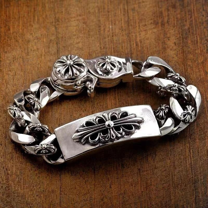 Chrome Hearts Large Cross Plaque Bracelet - album image 4