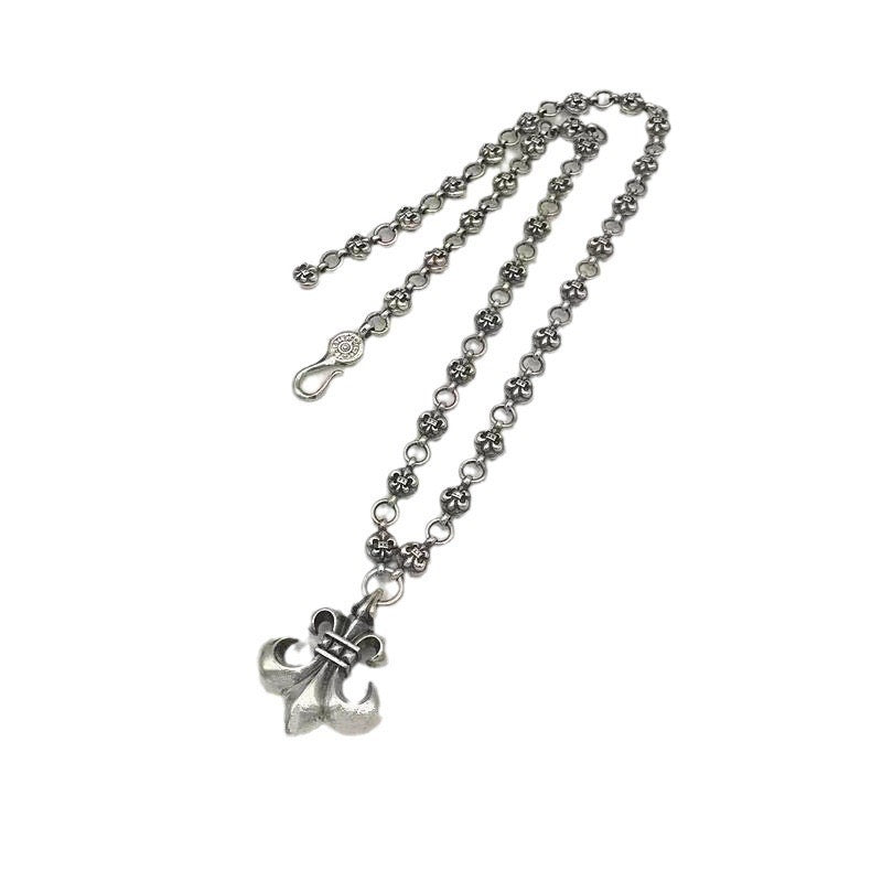 Chrome Hearts Anchor Fleur Pendant Necklace - album image 5