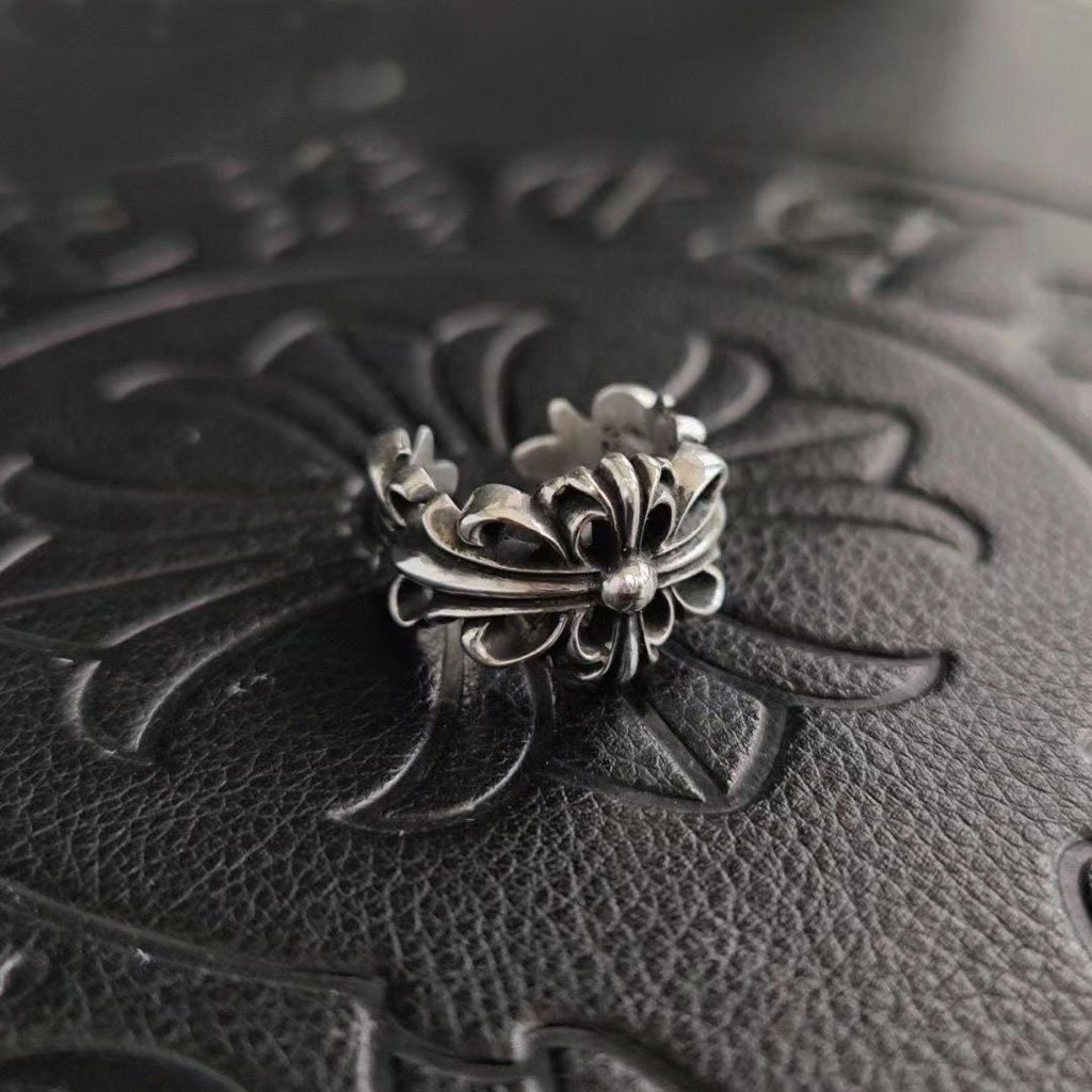 Chrome Hearts Open Fleur Cross Ring - album image 3