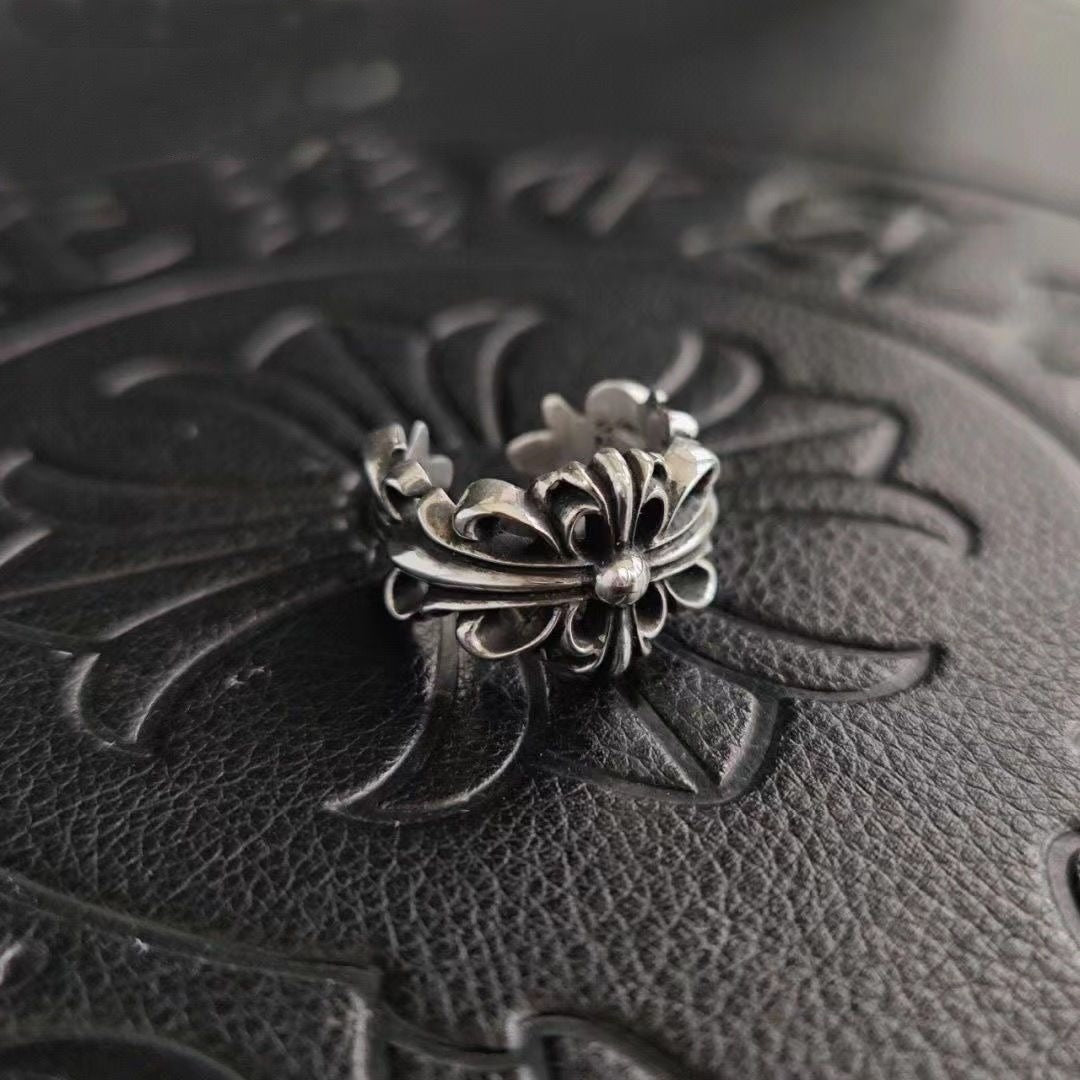 Chrome Hearts Open Fleur Cross Ring - album image 3