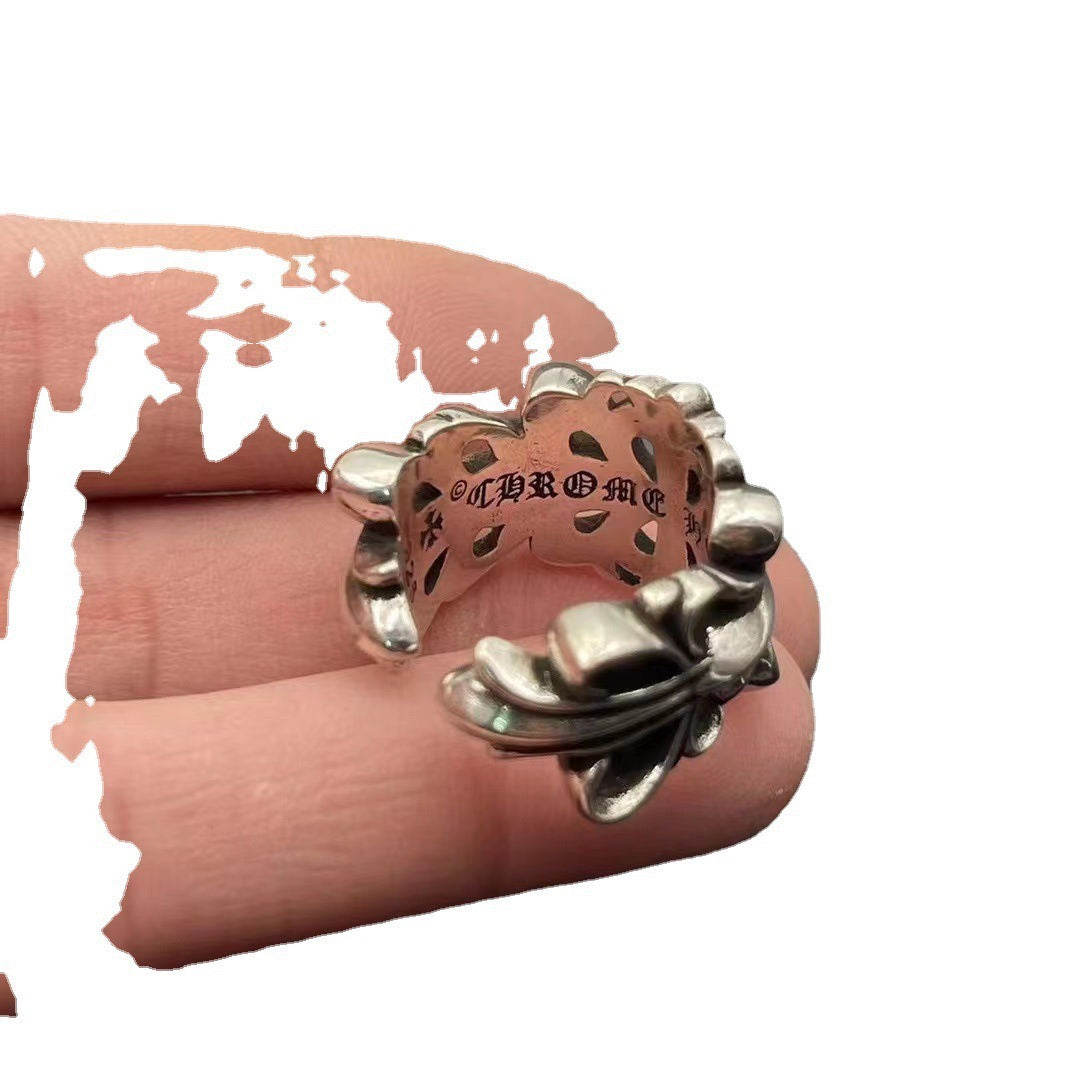 Chrome Hearts Open Fleur Cross Ring - album image 2