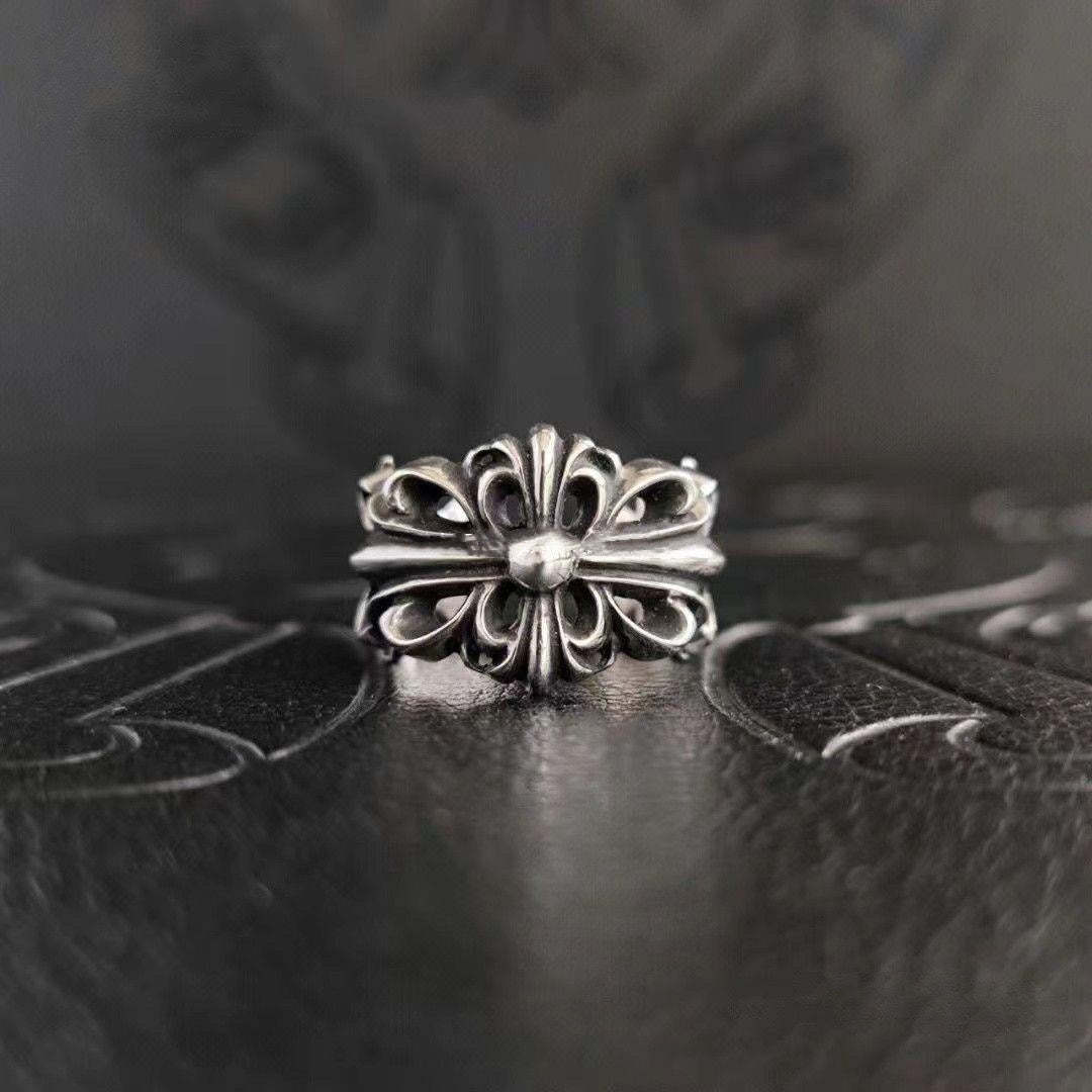 Chrome Hearts Open Fleur Cross Ring - album image 4