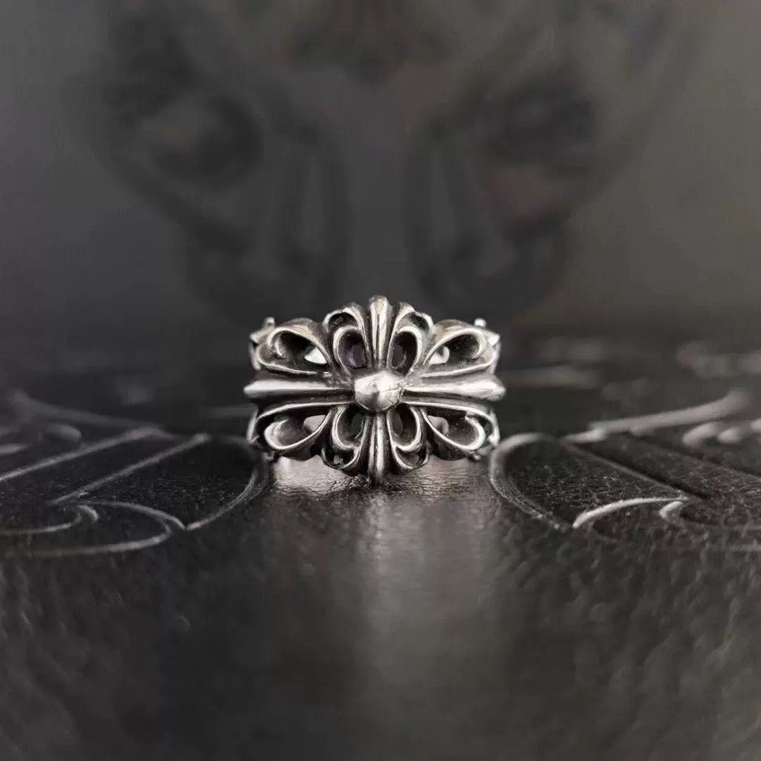Chrome Hearts Open Fleur Cross Ring - album image 1