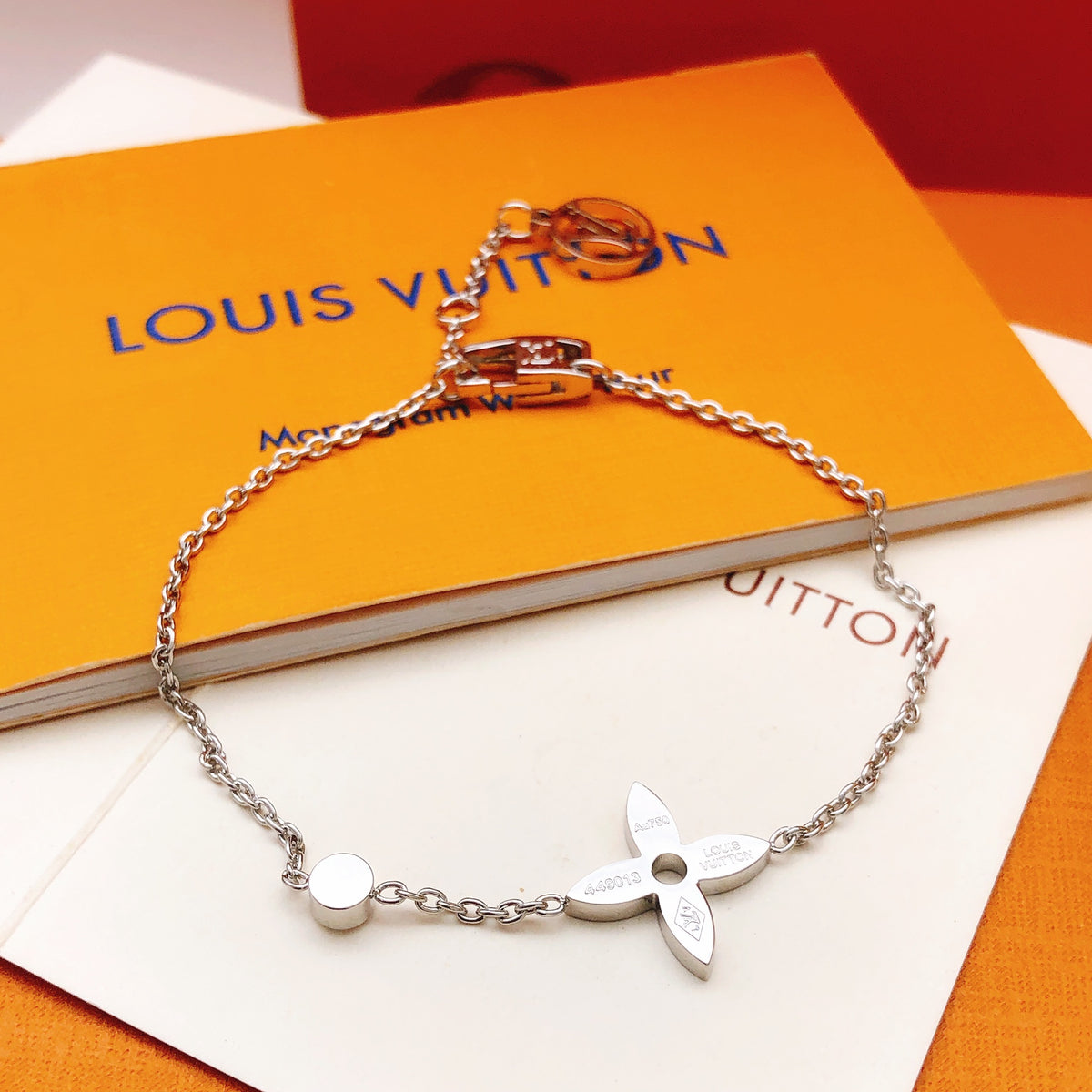 Louis Vuitton Silver-Tone Polished Bracelet - album image 4